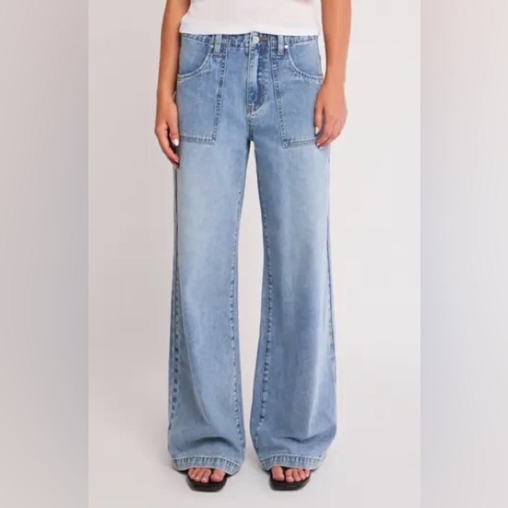 PTCL Classic Blue Wide-Leg Women Jeans